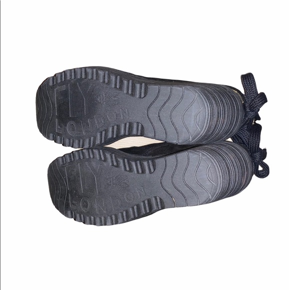 Fly London Yebi Suede Black Ankle Boots - Picture 8 of 11